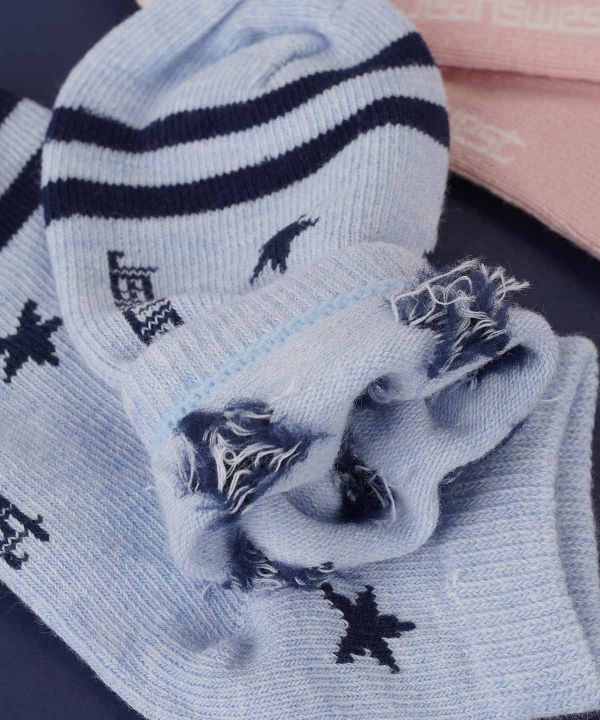جوراب دخترانه جین وست Jeanswest کد 01822810 بسته 2 عددی