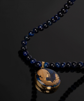 گردنبند سام نورزاده Noorzadeh Gold Art طرح ماه شهریور کد 39