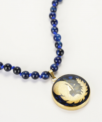 گردنبند سام نورزاده Noorzadeh Gold Art طرح ماه شهریور کد 391