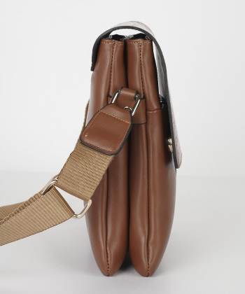 کیف دوشی چرم زنانه شهر چرم Leather City مدل MK1111353