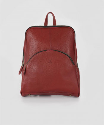 کوله پشتی زنانه چرم طبیعی چرم لانکا Lanka Leather مدل BPM-2