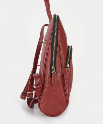 کوله پشتی زنانه چرم طبیعی چرم لانکا Lanka Leather مدل BPM-2