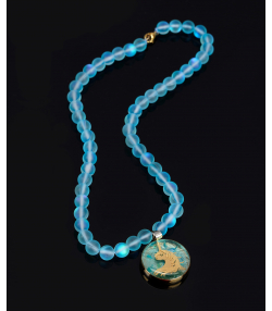 گردنبند سام نورزاده Noorzadeh Gold Art طرح یونیکورن کد 1052