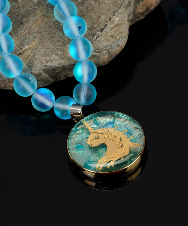 گردنبند سام نورزاده Noorzadeh Gold Art طرح یونیکورن کد 1052