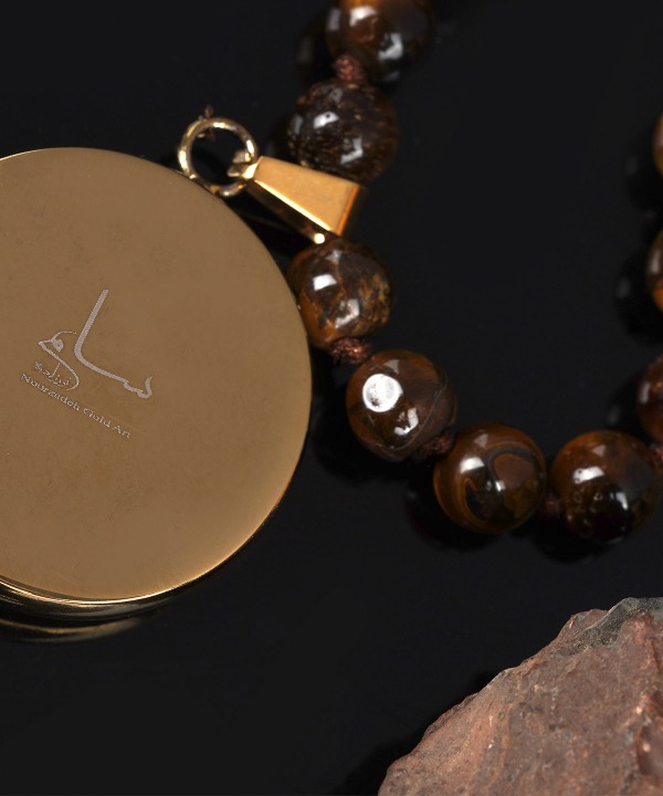 گردنبند سام نورزاده Noorzadeh Gold Art طرح ماه خرداد کد 12