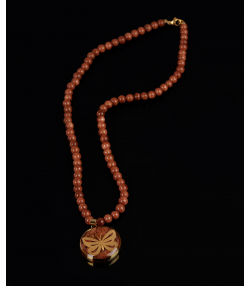 گردنبند زنانه سام نورزاده Noorzadeh Gold Art طرح پروانه کد 1262