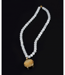 گردنبند سام نورزاده Noorzadeh Gold Art طرح پروانه کد 1271