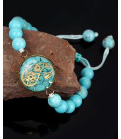 دستبند زنانه سام نورزاده Noorzadeh Gold Art طرح بته جقه کد 29