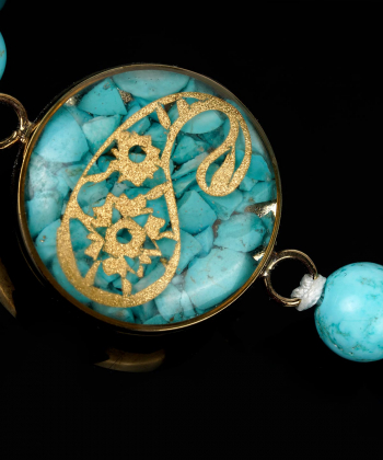 دستبند زنانه سام نورزاده Noorzadeh Gold Art طرح بته جقه کد 29