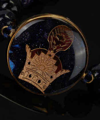 دستبند زنانه سام نورزاده Noorzadeh Gold Art طرح تاج کد 37