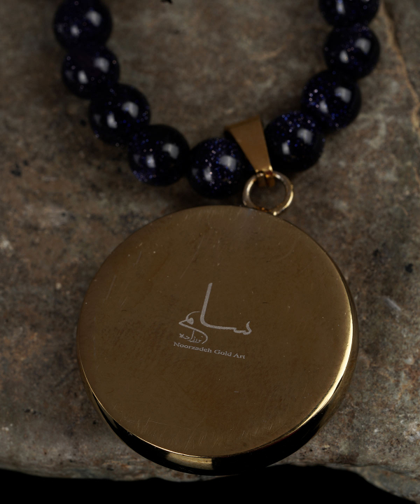 گردنبند زنانه سام نورزاده Noorzadeh Gold Art طرح پروانه کد 78