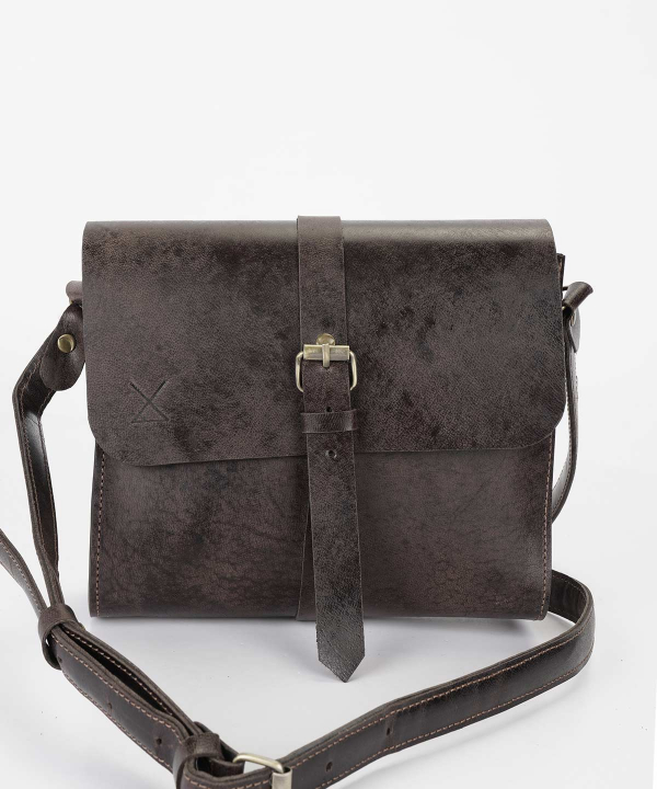 کیف دوشی چرم طبیعی لانکا Lanka Leather مدل CB-21