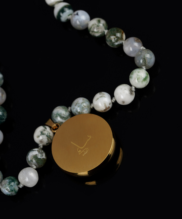گردنبند زنانه سام نورزاده Noorzadeh Gold Art طرح برگ انجیر کد 911