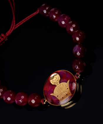 دستبند زنانه سام نورزاده Noorzadeh Gold Art طرح تاج کد 361