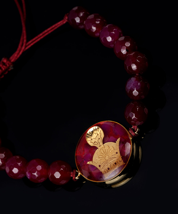 دستبند زنانه سام نورزاده Noorzadeh Gold Art طرح تاج کد 361