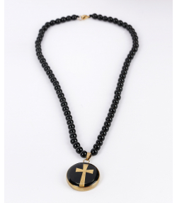 گردنبند سام نورزاده Noorzadeh Gold Art طرح صلیب کد 842