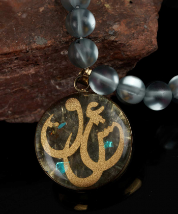 گردنبند زنانه سام نورزاده Noorzadeh Gold Art طرح عشق اپال کد 101