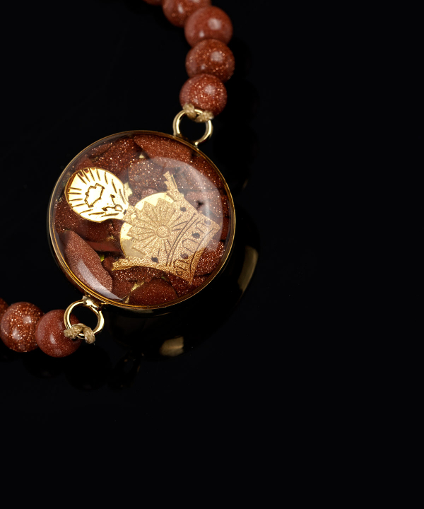 دستبند زنانه سام نورزاده Noorzadeh Gold Art طرح تاج کد 382