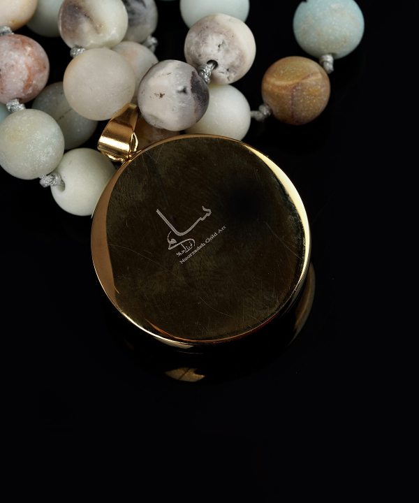 گردنبند زنانه سام نورزاده Noorzadeh Gold Art طرح فروهر کد 752