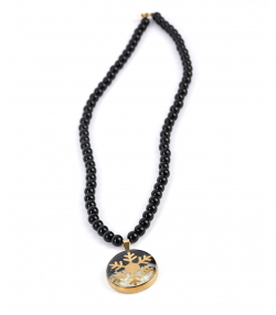 گردنبند سام نورزاده Noorzadeh Gold Art طرح برف کد 115