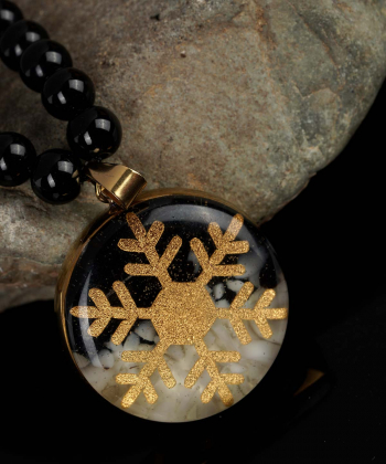 گردنبند سام نورزاده Noorzadeh Gold Art طرح برف کد 115