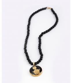 گردنبند سام نورزاده Noorzadeh Gold Art طرح تاج کد 121