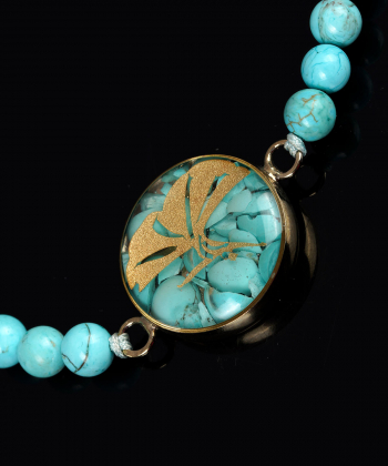 دستبند زنانه سام نورزاده Noorzadeh Gold Art طرح رقص سما کد 312