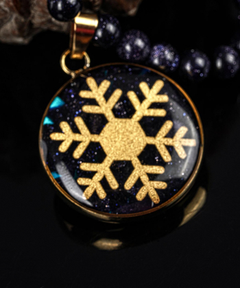 گردنبند سام نورزاده Noorzadeh Gold Art طرح  برف کد 113
