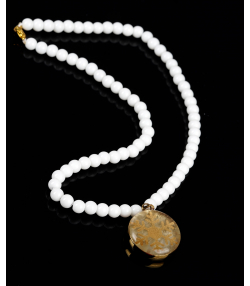 گردنبند زنانه سام نورزاده Noorzadeh Gold Art طرح برف زندگی کد 114