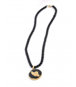 گردنبند سام نورزاده Noorzadeh Gold Art طرح ایران کد 120