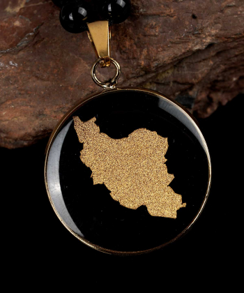 گردنبند سام نورزاده Noorzadeh Gold Art طرح ایران کد 120