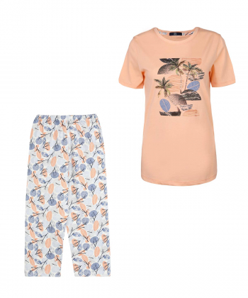 ست تیشرت و شلوار کوتاه زنانه جامه پوش آرا JPA کد 40320193