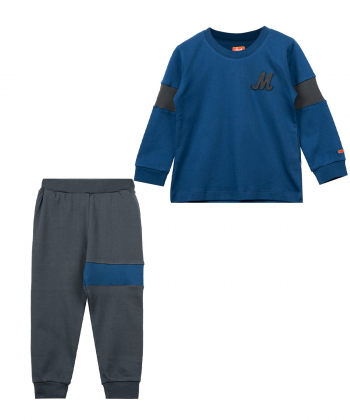 ست تیشرت آستین بلند و شلوار پسرانه مادر Madar مدل بلیک