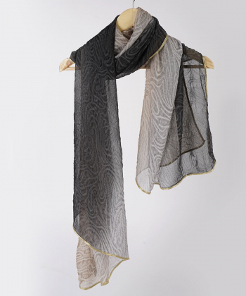 شال زنانه ابریشم لمه دار مدلینا Modelina مدل 1032M1