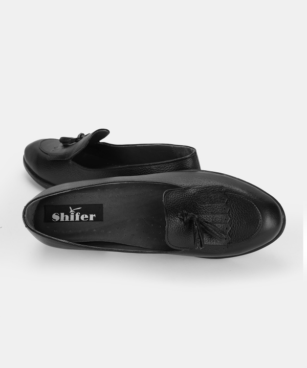 کفش چرم زنانه شیفر Shifer مدل 5362a
