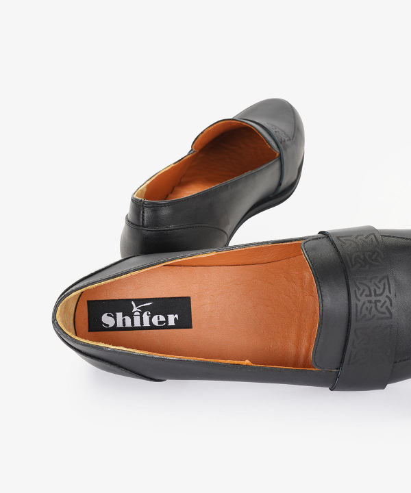 کفش چرم زنانه شیفر Shifer مدل 5361a