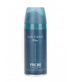 اسپری دئودورانت مردانه پروکسی Proxi مدل Sauvage Dior حجم 150 میلی لیتر