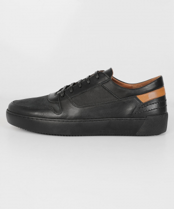 کفش مردانه چرم طبیعی مارال چرم Maral Leather مدل ونس اوپال