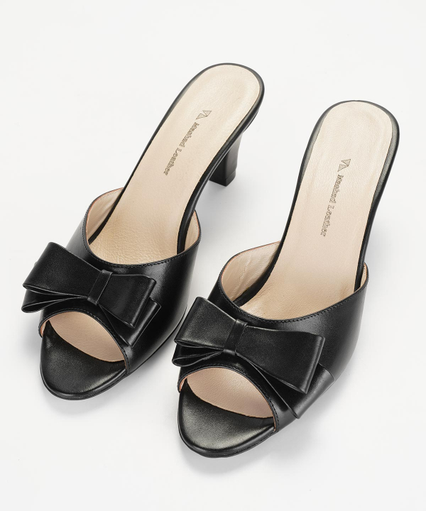 صندل پاشنه بلند زنانه چرم مشهد Mashad Leather مدل J2417
