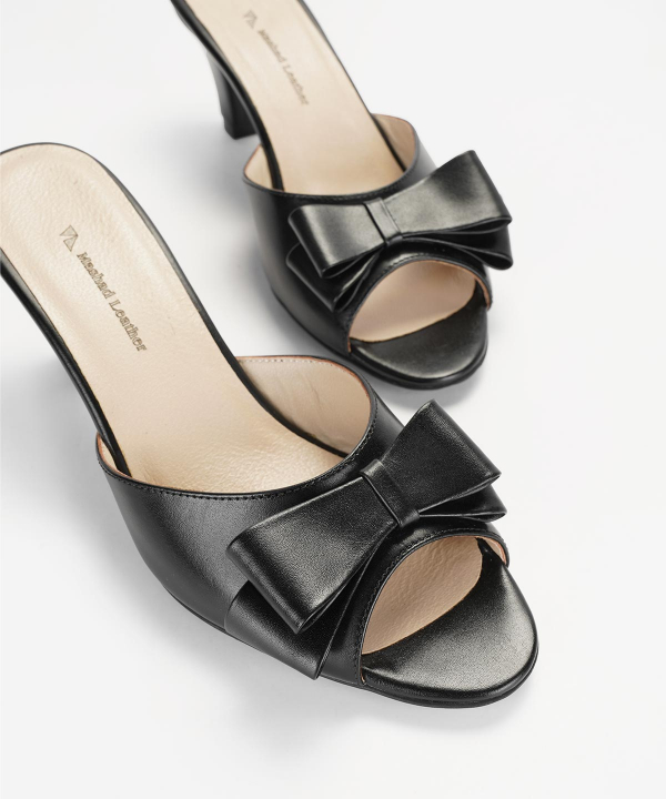 صندل پاشنه بلند زنانه چرم مشهد Mashad Leather مدل J2417