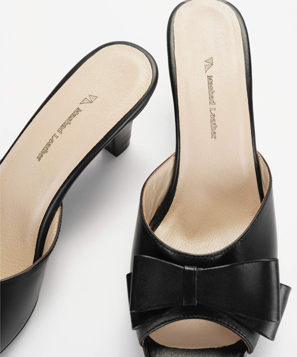 صندل پاشنه بلند زنانه چرم مشهد Mashad Leather مدل J2417
