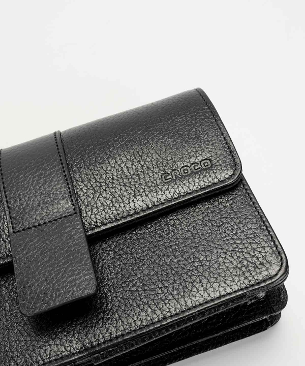 کیف پاسپورتی چرم کروکو Croco Leather مدل حافظ