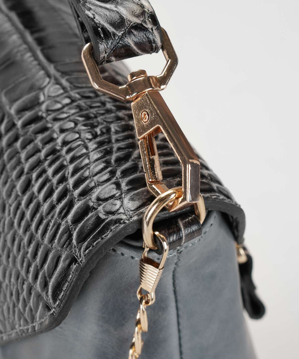 کیف مجلسی زنانه چرم کروکو Croco Leather مدل روژین