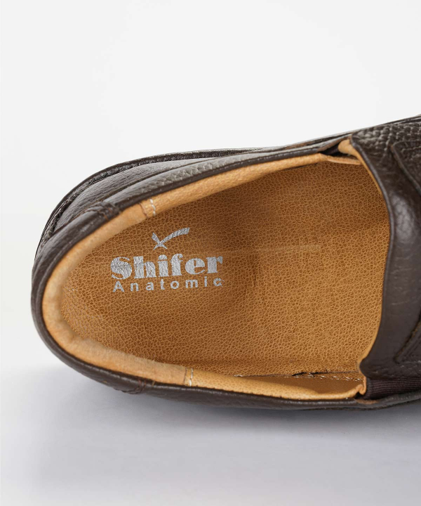 کفش راحتی مردانه چرم شیفر Shifer مدل 7313A