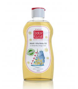 روغن بچه ویتامینه بیبی فرست Baby First حجم 200 میلی لیتر