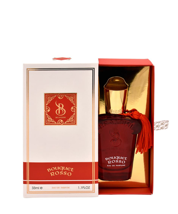 عطر جیبی زنانه برندینی Brandini مدل Bouquet Rosso حجم 33 میلی‌لیتر