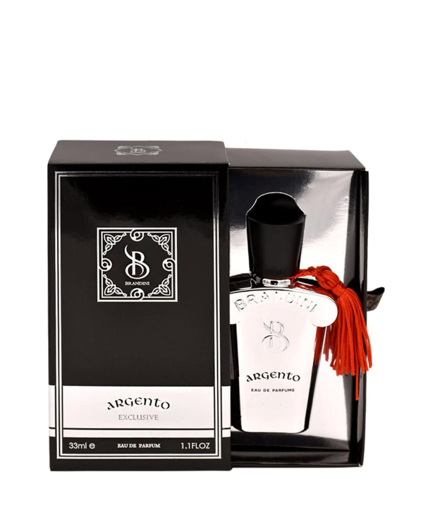 عطر جیبی برندینی Brandini مدل Argento حجم 33 میلی‌لیتر
