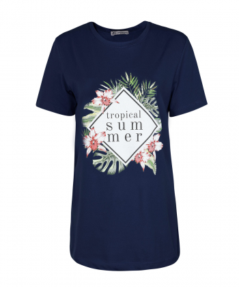 تیشرت یقه گرد زنانه جامه پوش آرا JPA کد 4012019423