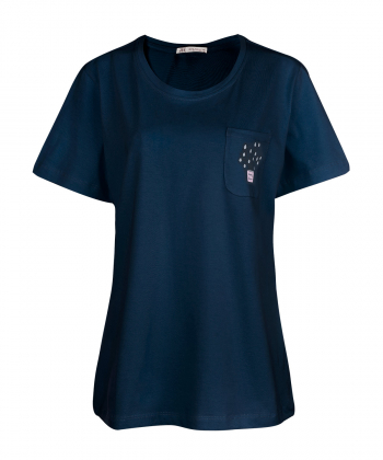 تیشرت یقه گرد زنانه جامه پوش آرا JPA کد 4012019452