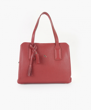 کیف دستی زنانه چرم طبیعی چرم مشهد Mashad Leather مدل S0767